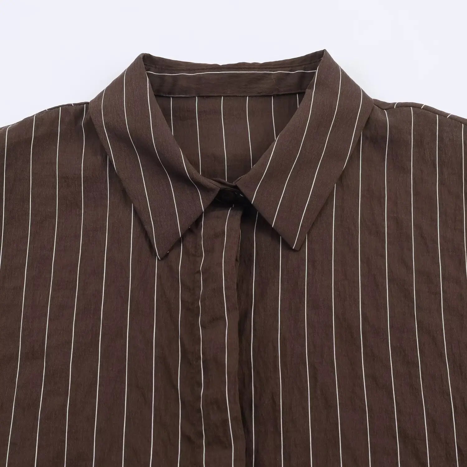 Women's Striped Shirt Spring New Female Chic Casual Long Sleeve Shirt Elegant Blouse Top Lady Fashion Vintage Street Shirts