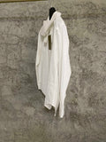 Design the collar, irregular shirt, cellulose, asymmetrical hem, coat shirt