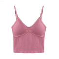 Crop Top Women Sexy Sleeveless Tops Fashion Female Underwear Lady's Camisole Girl Basic T-shirt Vest Lingerie Bras Tube Tops Hot