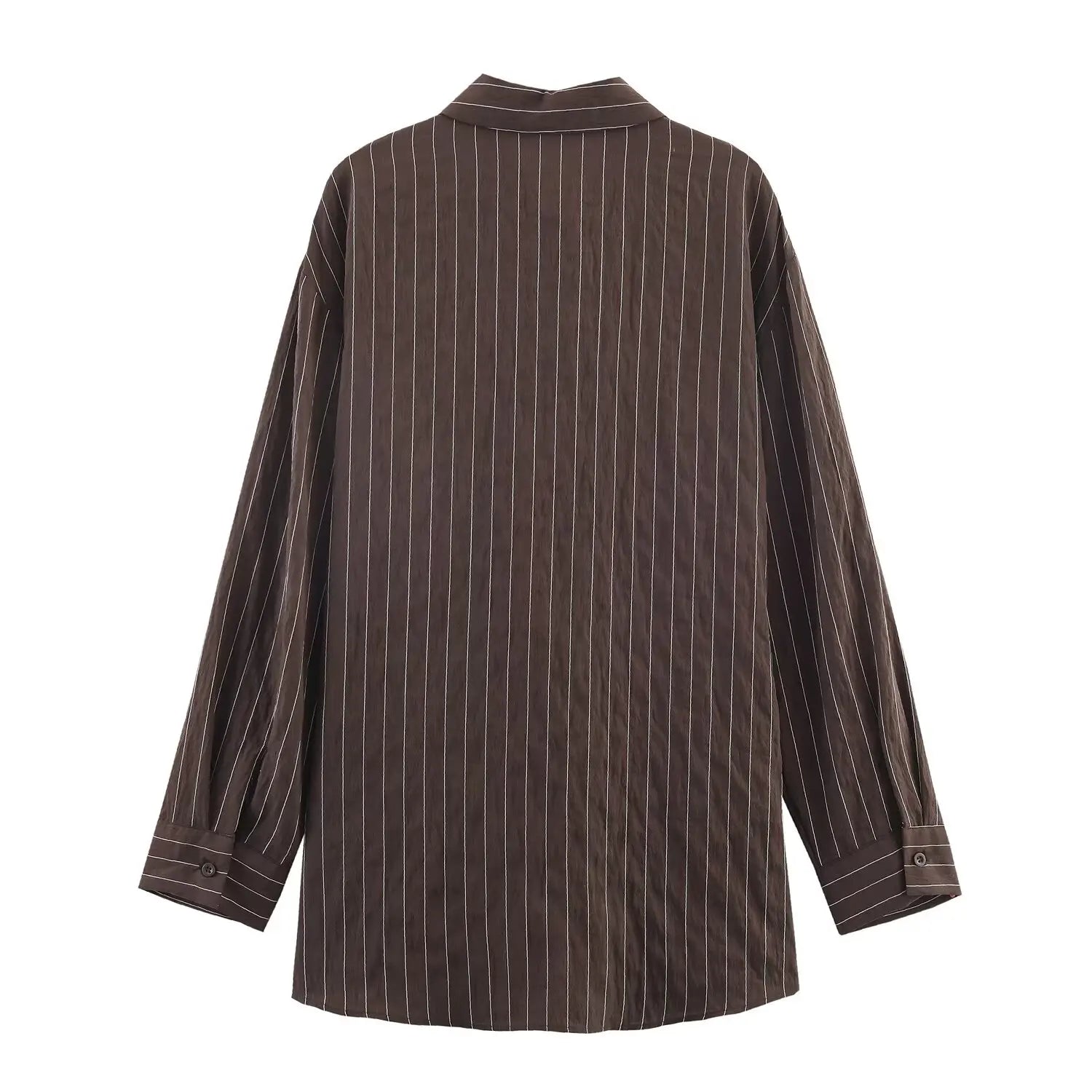 Women's Striped Shirt Spring New Female Chic Casual Long Sleeve Shirt Elegant Blouse Top Lady Fashion Vintage Street Shirts