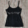 2000s Woman Crop Tops For Women Trashy Clothes Y2k Tops With Suspenders Emo Aesthetic Women's Blouses 90s Vintage Sexys Croppe