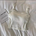 Crop Top White Women Sexy Sleeveless Tops Fashion female Underwear Lady's Camisole T-shirt Vest Lingerie Bras Tube Tops Hot