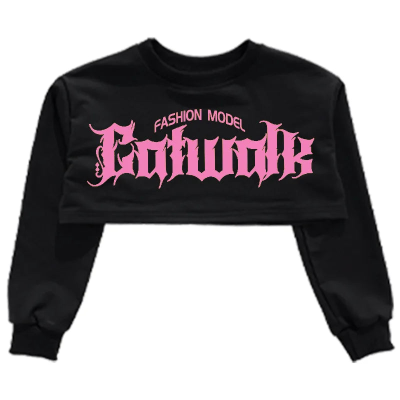 Crop Top Girls K-pop Lovley   Street Dance  Children Streetwear Kids Hip Hop Jazz Girl Group Clothes